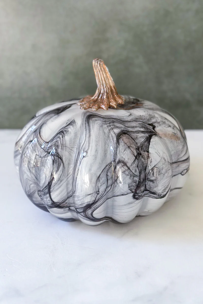Glass Pumpkin 8.7"x6.7" Multi
