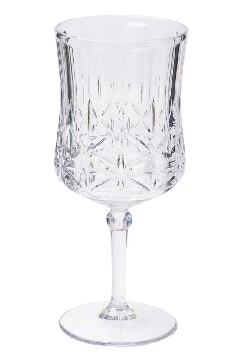 Sophistiplate Classic Stemmed Wine Glass 16 oz Clear