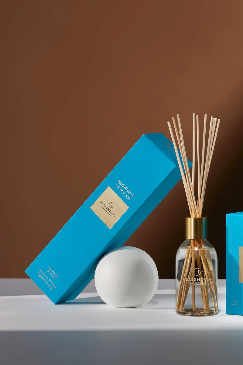 Glasshouse Fragrances Midnight In Milan Diffuser 8.4 oz