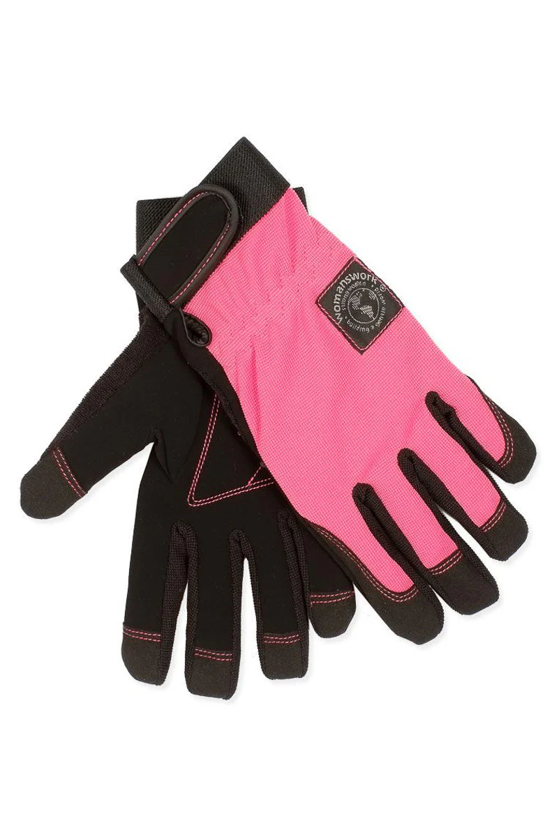 Womanswork Digger Gloves Large Magenta
