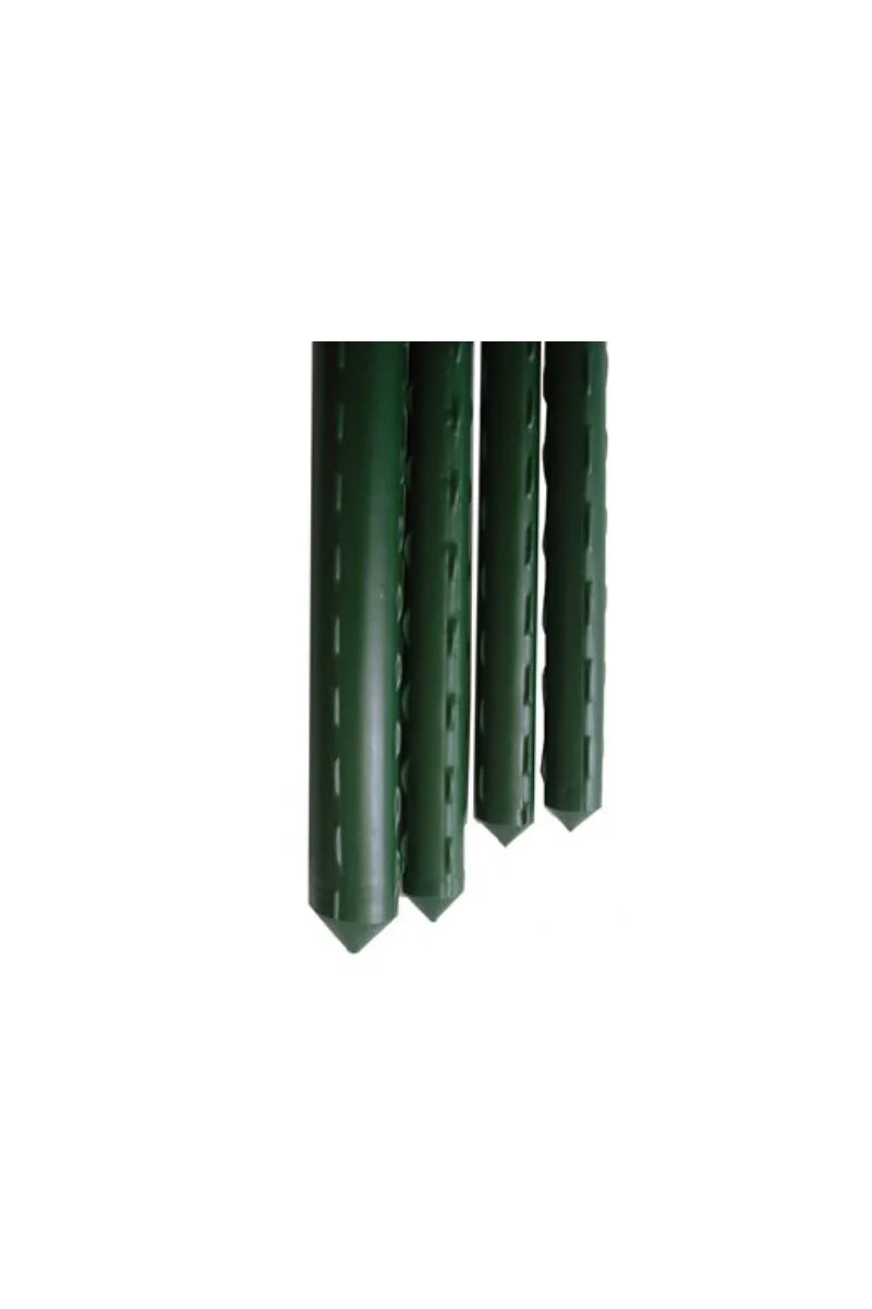 Green Vinyl Steel Stake 6'