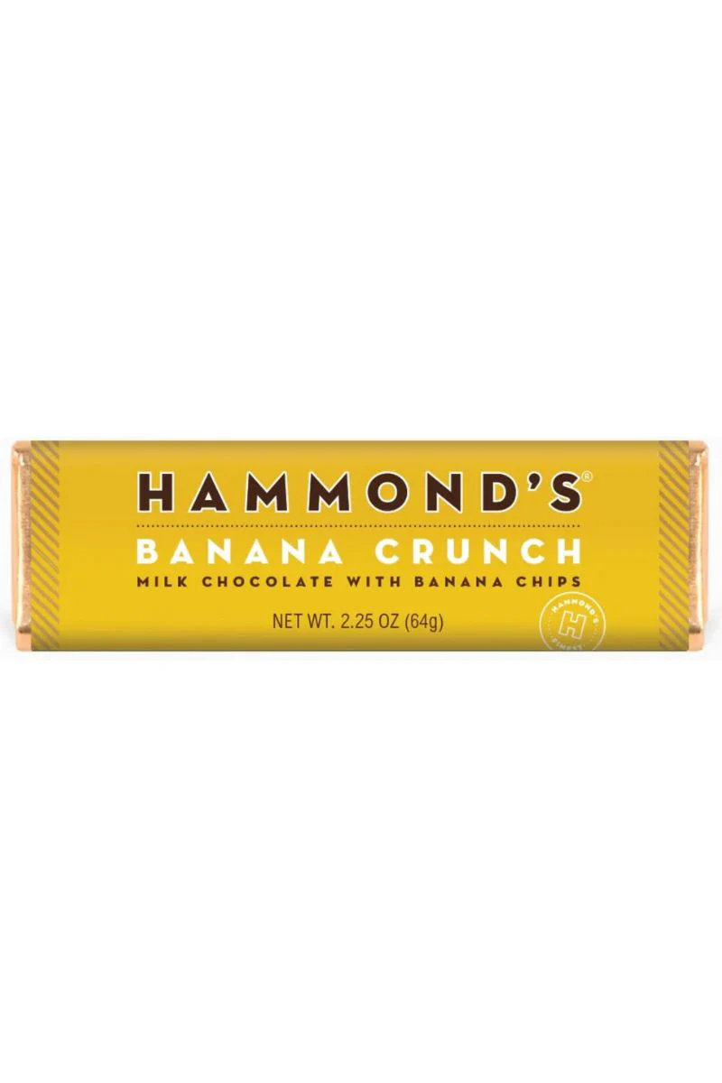 Hammond's Banana Crunch Milk Chocolate Bar