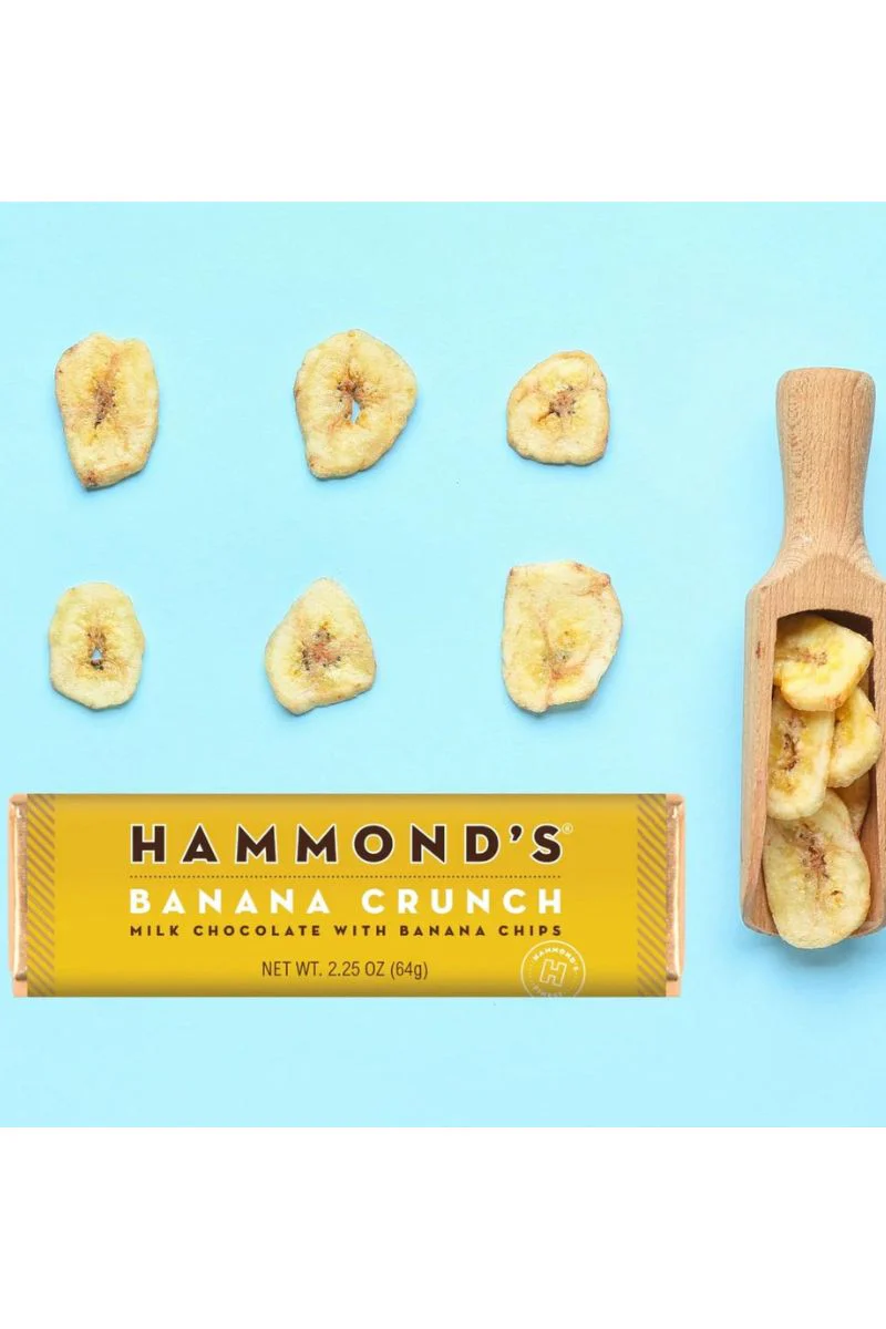 Hammond's Banana Crunch Milk Chocolate Bar - Image 2
