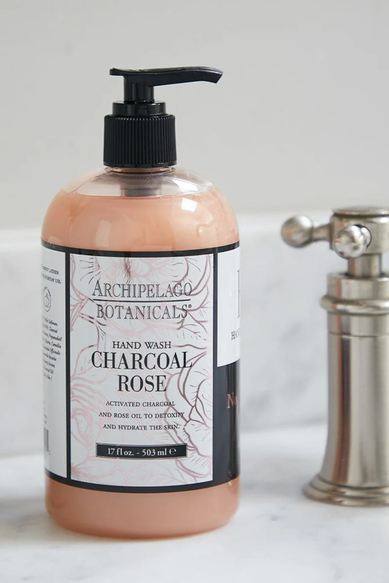 Archipelago Hand Wash Charcoal Rose 17 oz