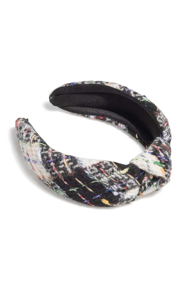 Shiraleah Boucle Knotted Headband Black - Image 2