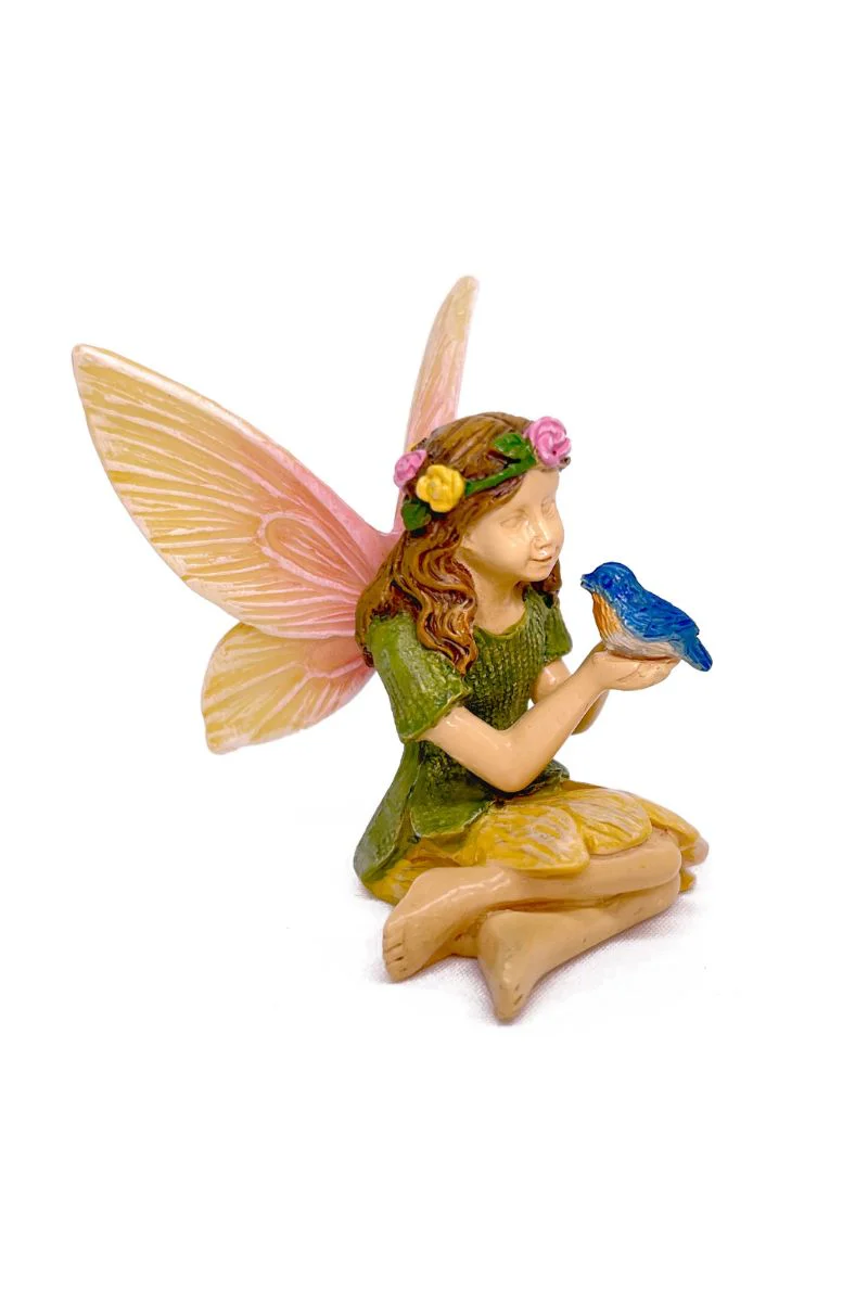 Miniature Garden Hello Bluebird