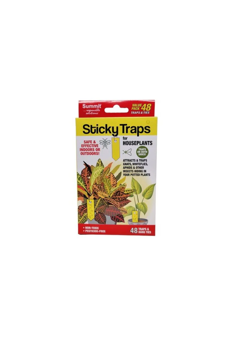 Summit Sticky Traps for Houseplants 48 Count