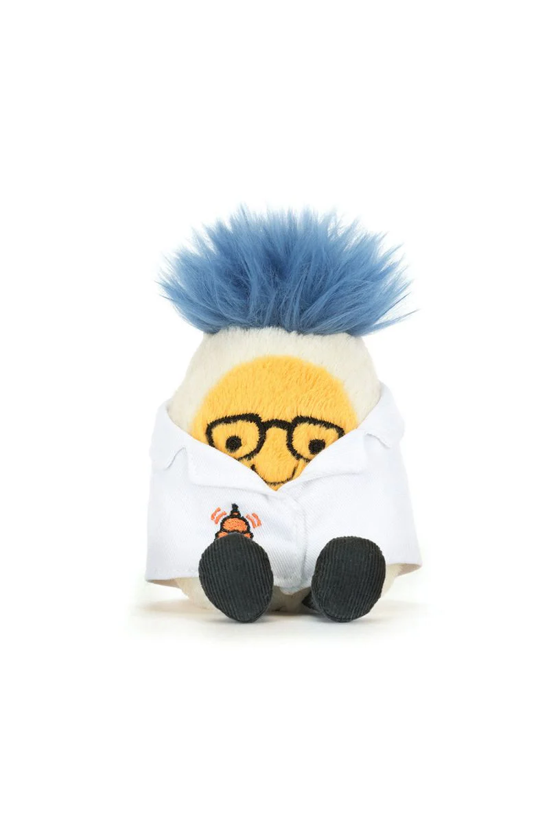 Jellycat Amuseables Boiled Egg Scientist Outfit - Image 2