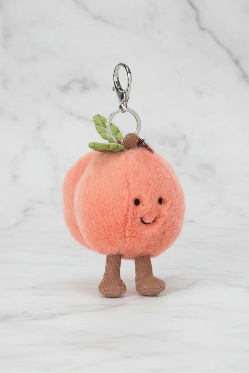 Jellycat Amuseables Peach Bag Charm