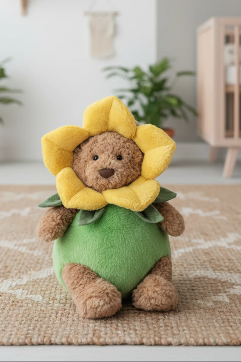 Jellycat Bartholomew Bear Daffodil Outfit