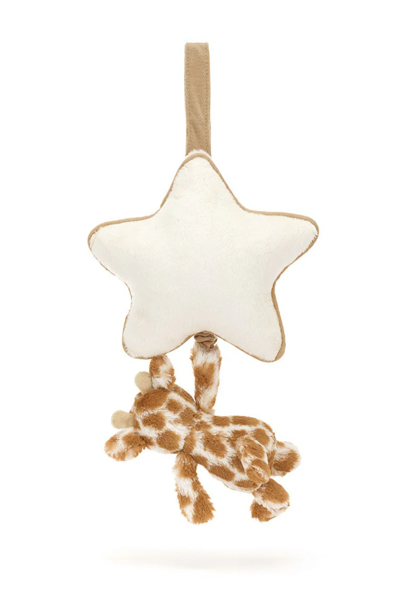 Jellycat Bashful Giraffe  Musical Pull - Image 2