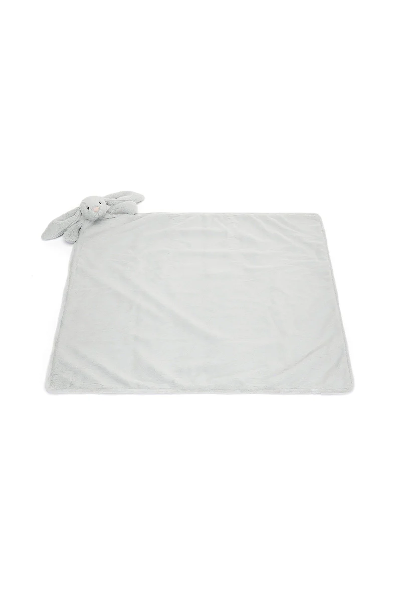 Jellycat Bashful Grey Bunny Blankie - Image 2