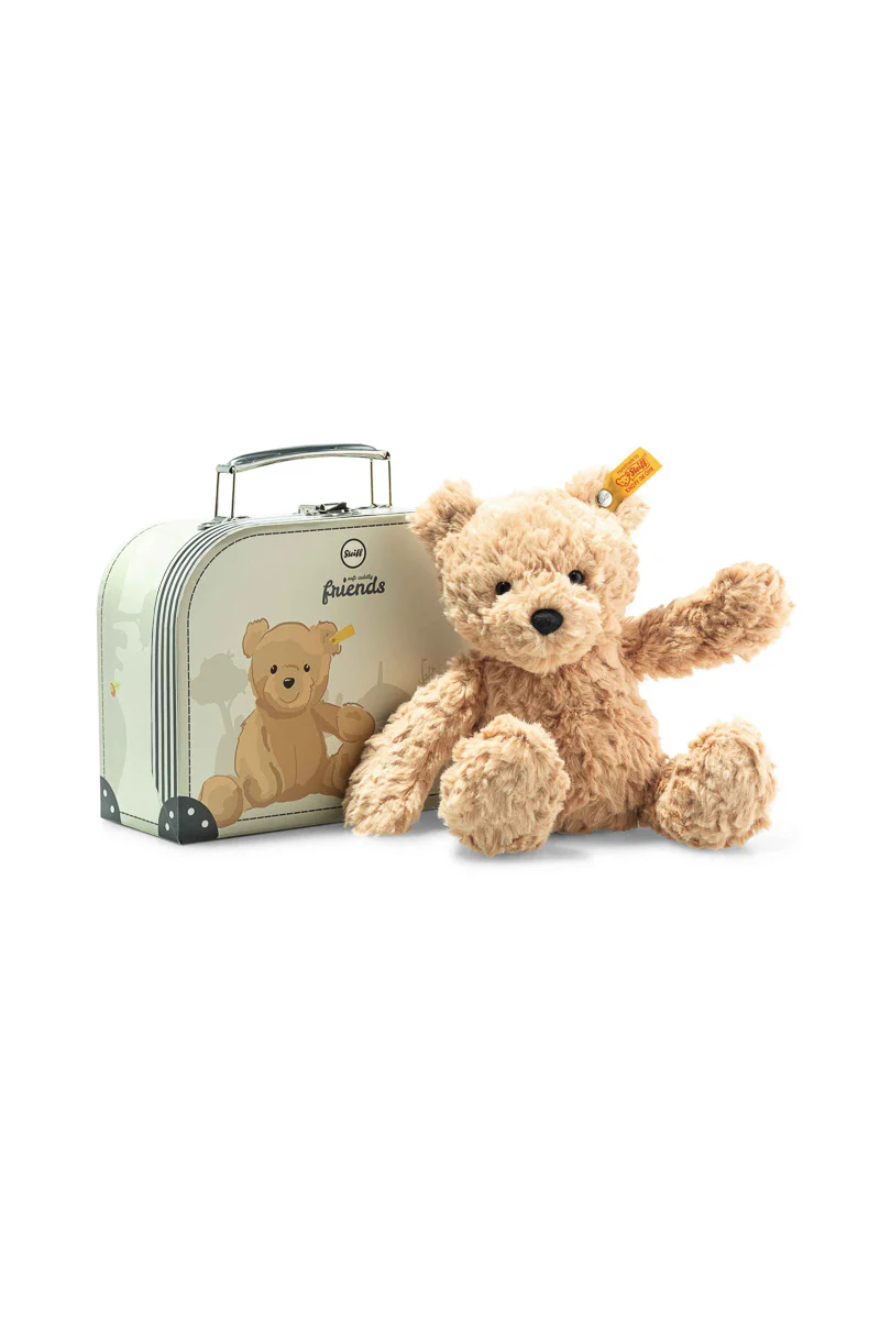 Steiff Jimmy Teddy Bear in Suitcase Golden Brown - Image 2