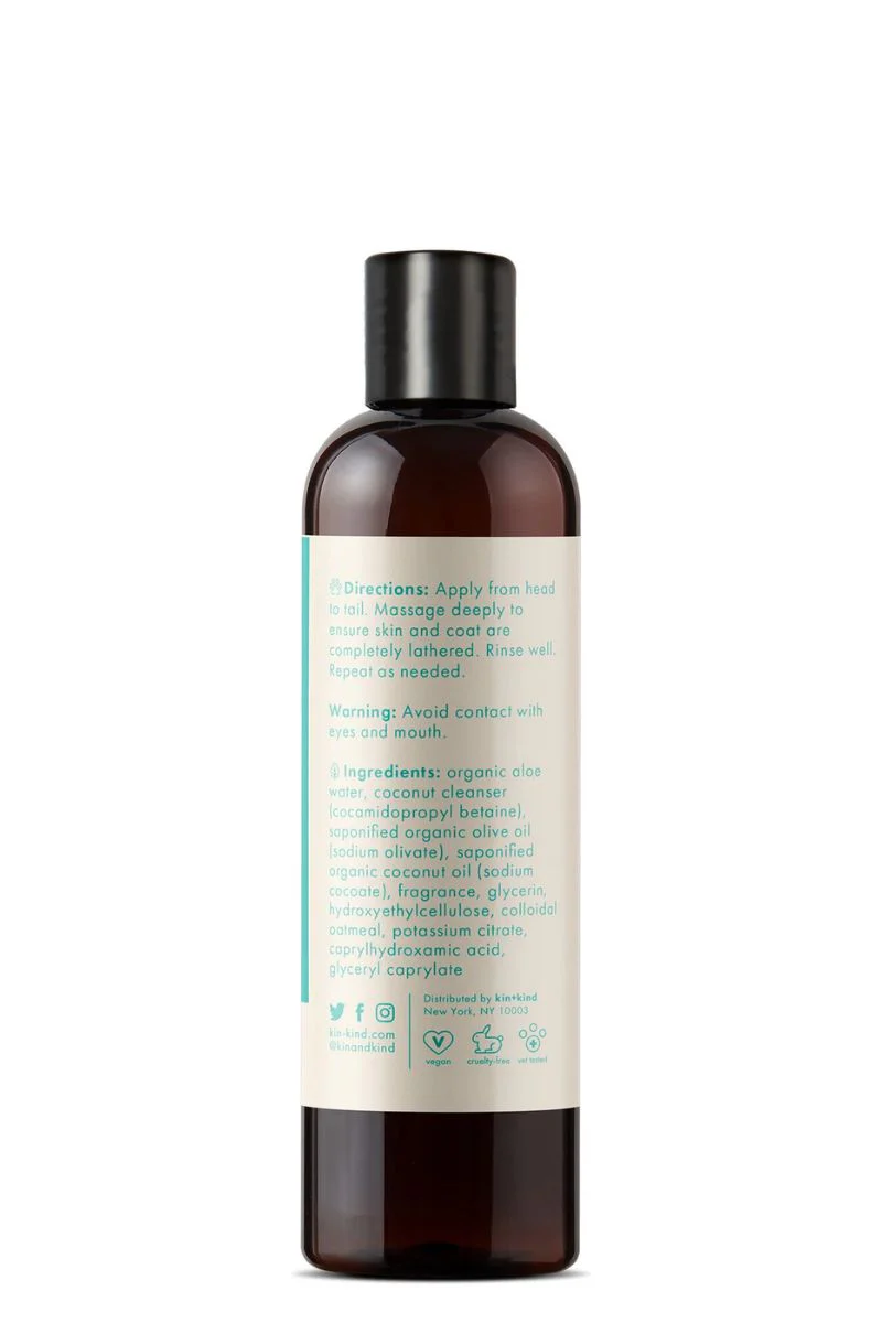 kin+kind Itchy Pet Natural Shampoo Jasmine & Lily 12 oz - Image 4