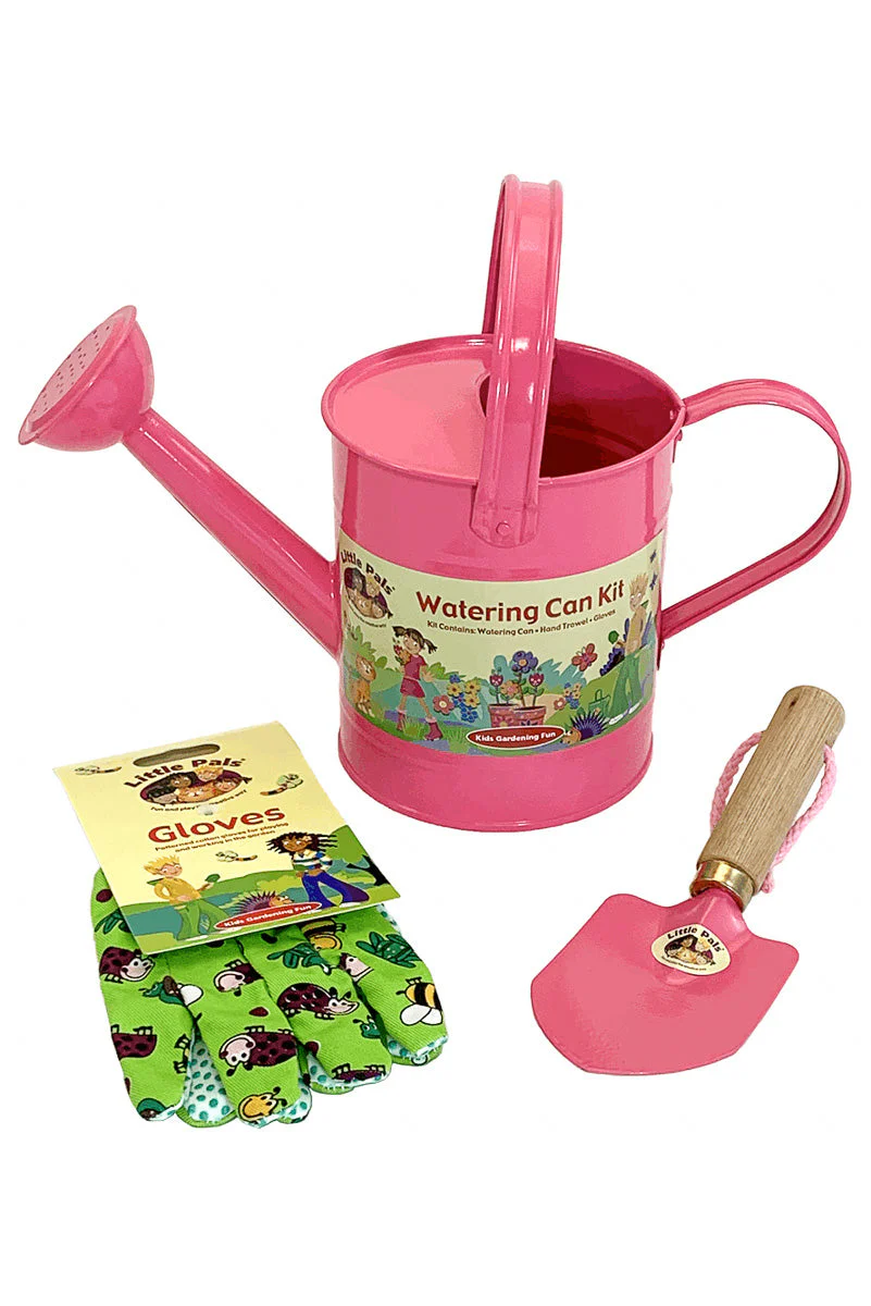 Little Pals Pink Watering Can Kit - Image 2