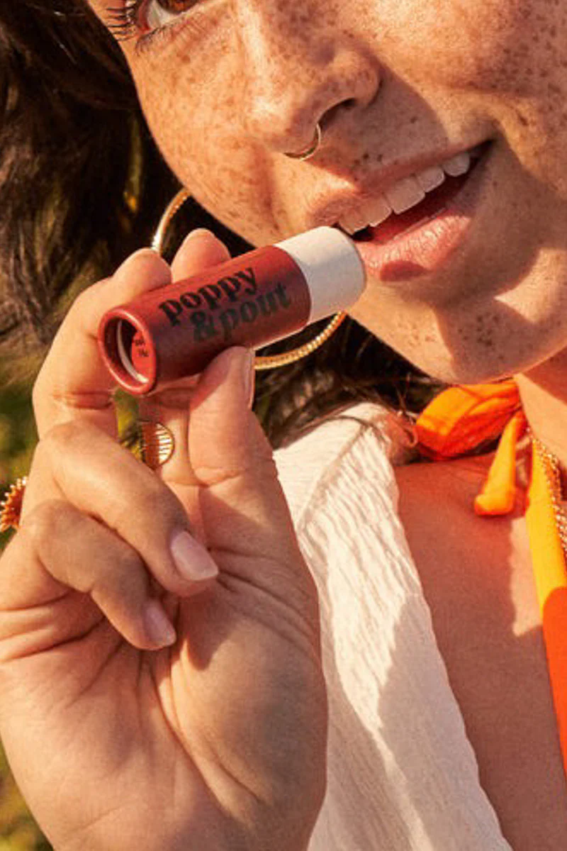 Poppy & Pout Lip Balm Blood Orange Mint - Image 2