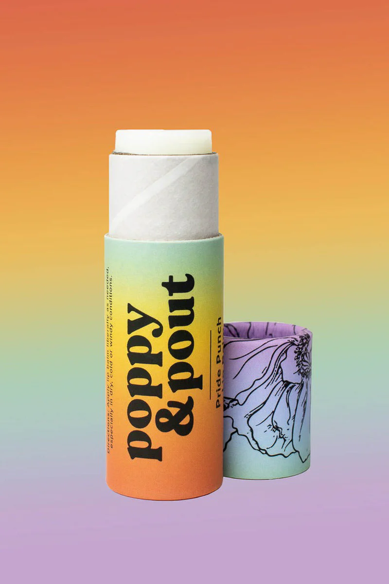 Poppy & Pout Lip Balm Pride Punch