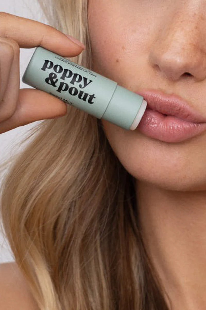 Poppy & Pout Lip Balm Sweet Mint - Image 2