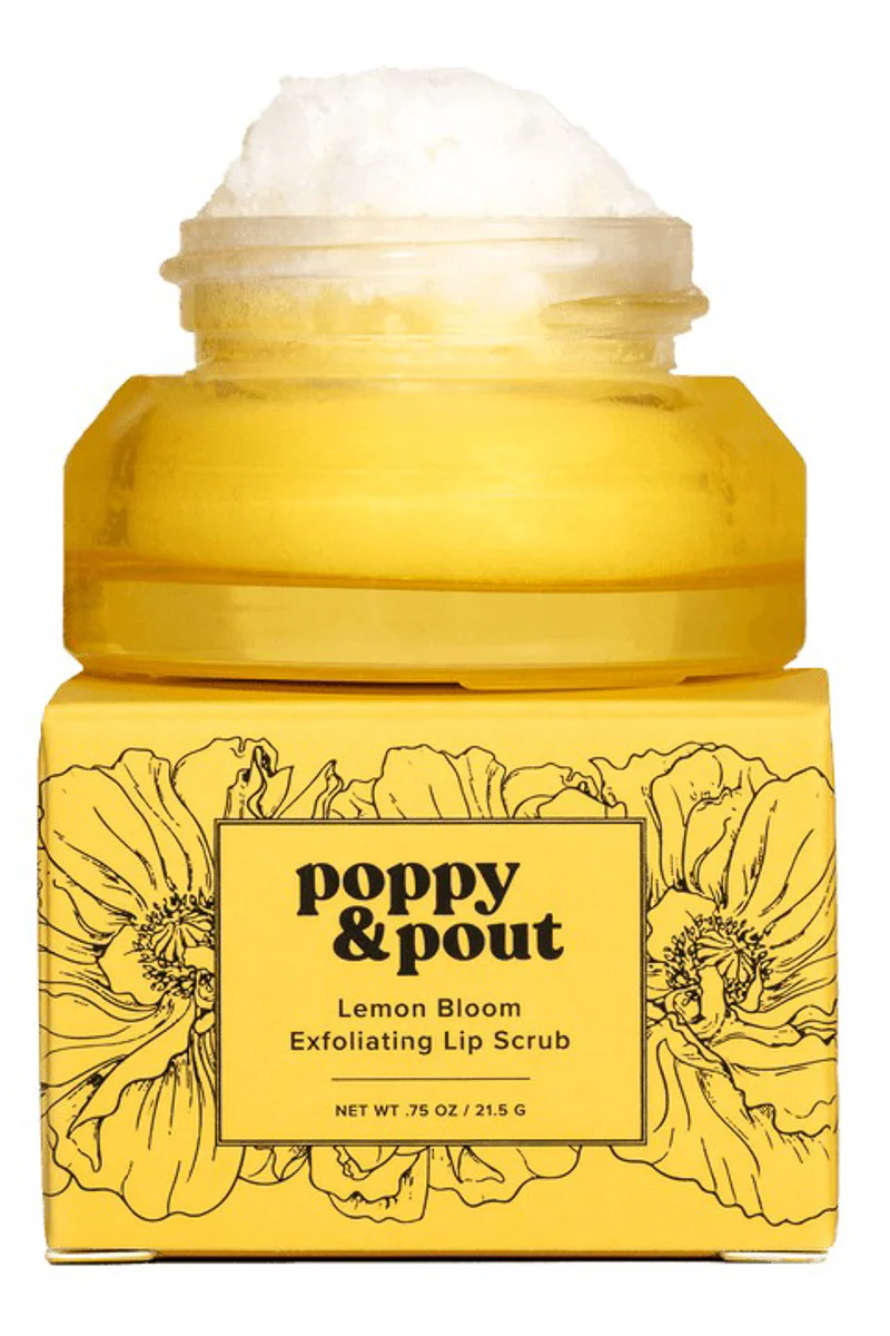 Poppy & Pout Lip Scrub Lemon Bloom - Image 2