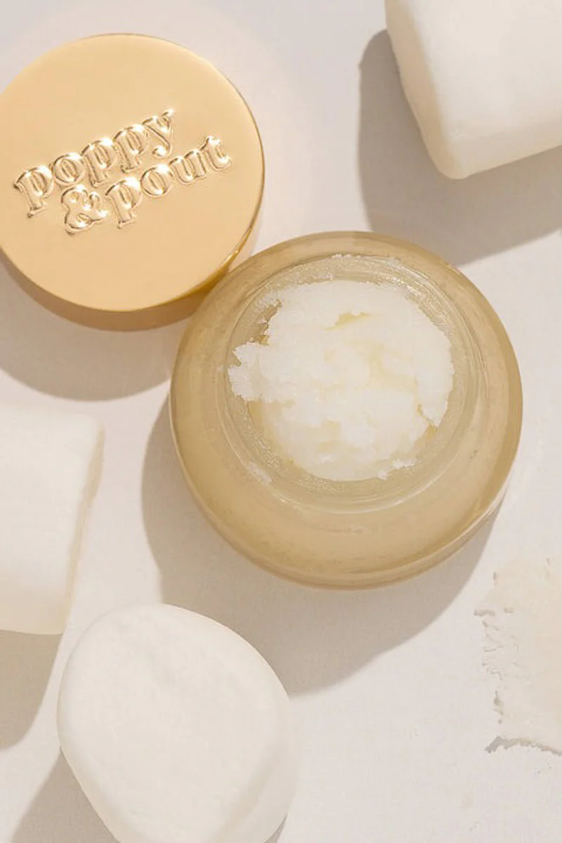 Poppy & Pout Lip Scrub Marshmallow Creme - Image 2