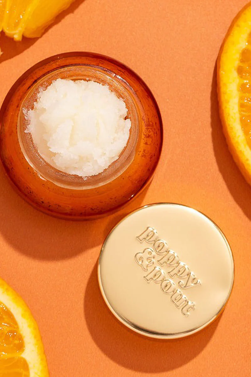 Poppy & Pout Lip Scrub Orange Blossom