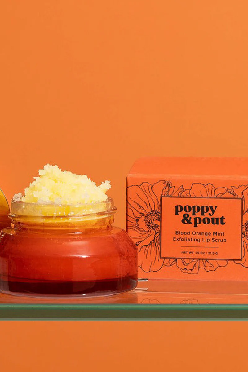 Poppy & Pout Lip Scrub Orange Blossom - Image 2
