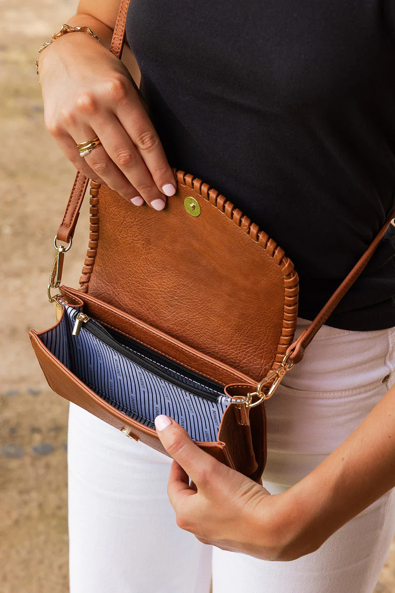 Louenhide Harlow Crossbody Bag Tan - Image 3
