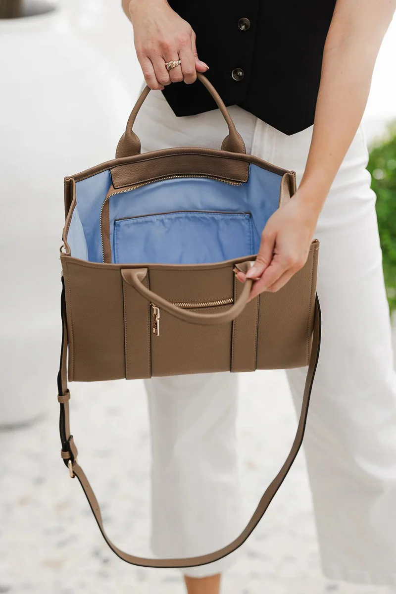 Louenhide Manhattan Tote Bag Coffee - Image 2