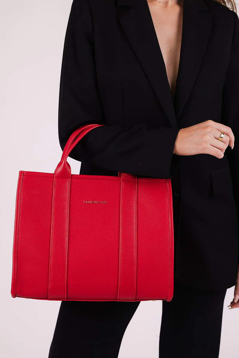 Louenhide Manhattan Tote Bag Red - Image 2