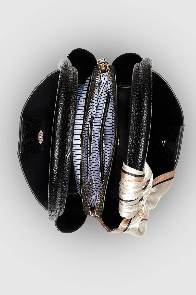 Louenhide Steffie Mini Tote Bag Black - Image 3