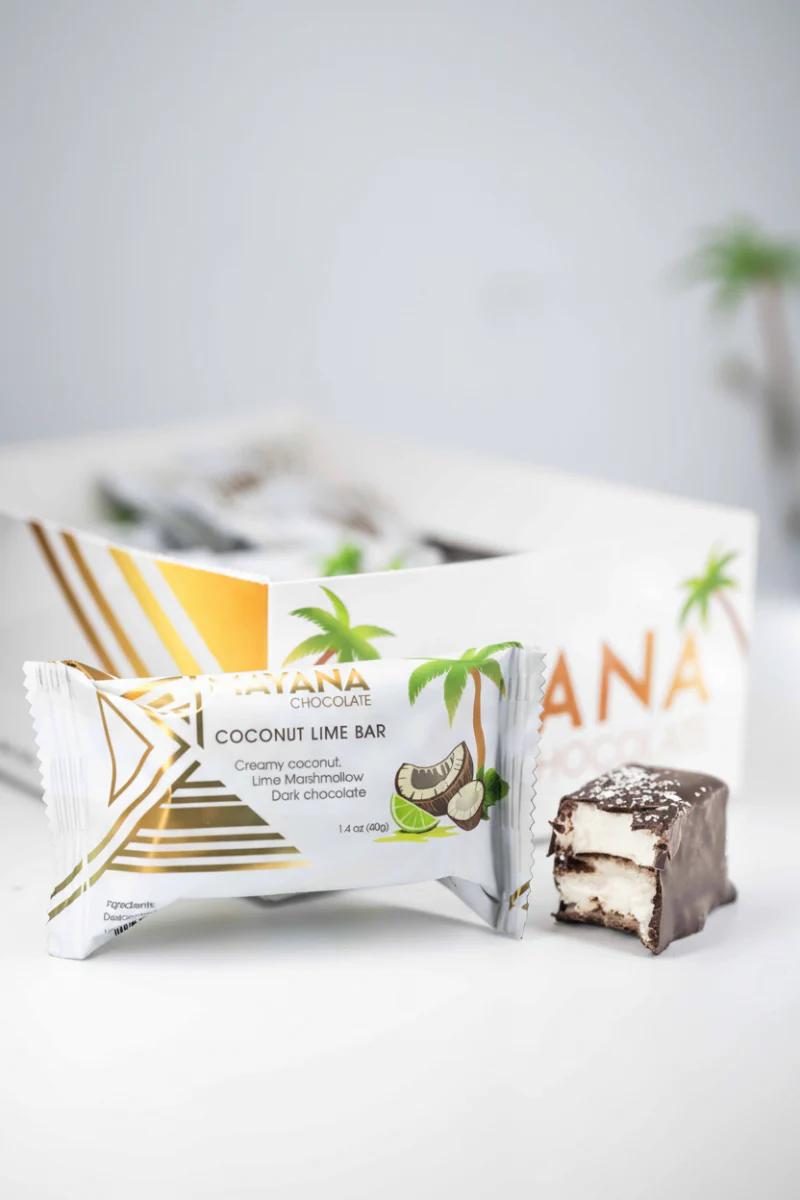 Mayana Chocolate Coconut Lime Mini Bar