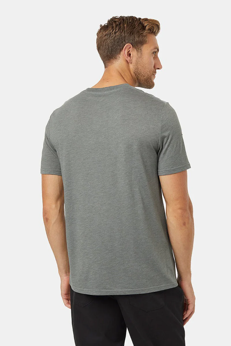 Men T-Shirt Juniper Mineral Heather/White Medium - Image 2