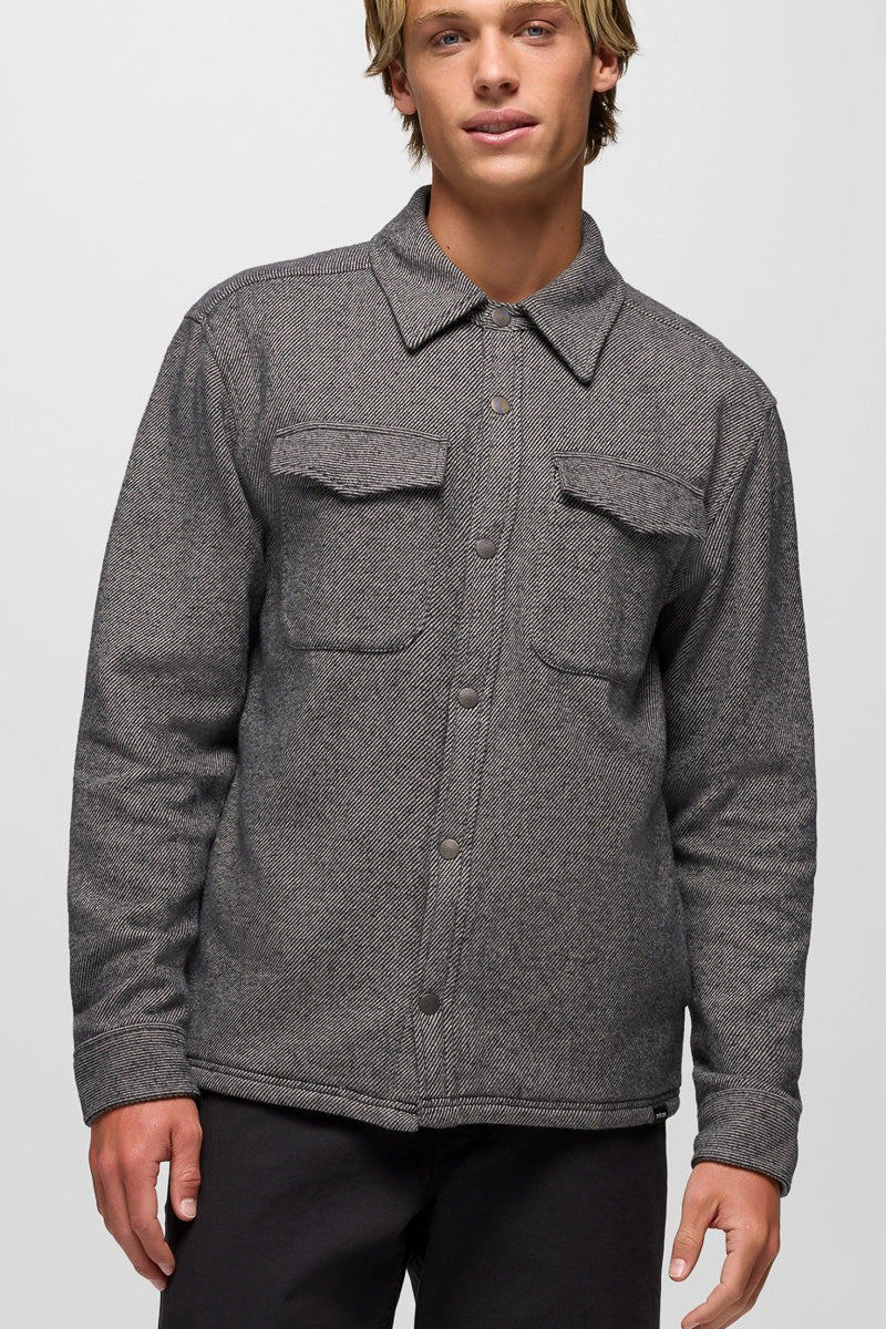 Men's Happy Camp Flannel Shirt Medium Shadow Heather - Image 3