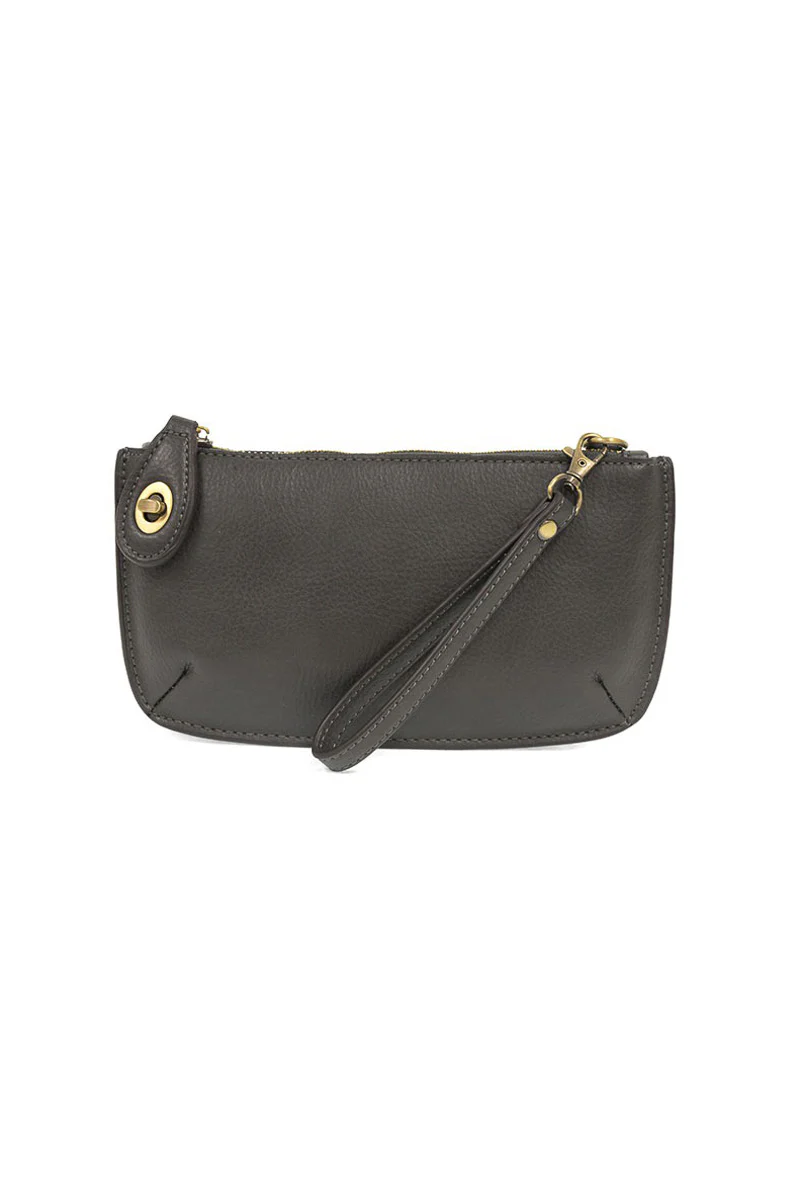 Mini Crossbody Wristlet Clutch Dark Grey - Image 2