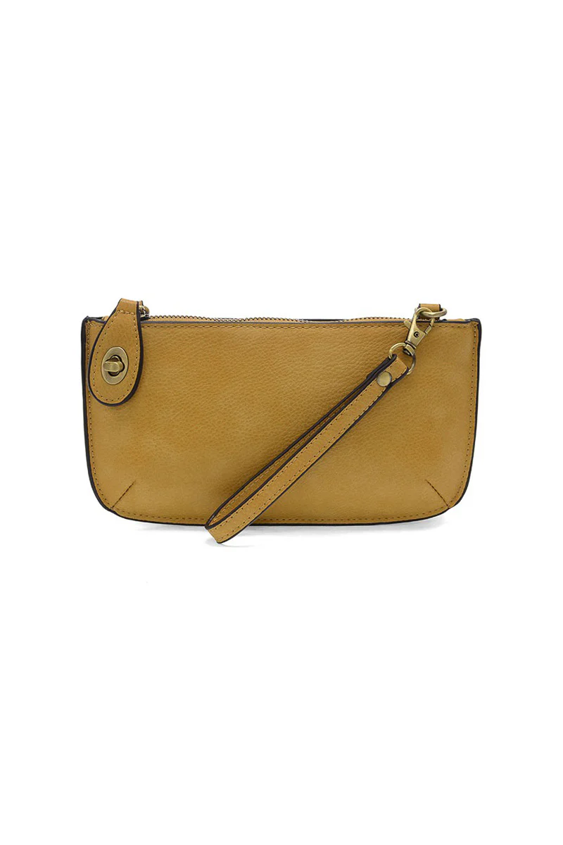 Mini Crossbody Wristlet Clutch Golden Tan - Image 2