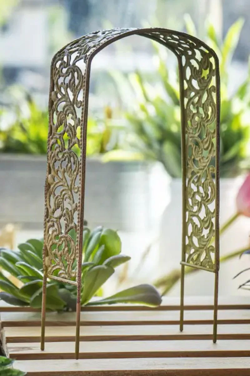 Miniature Garden Metal Arbor