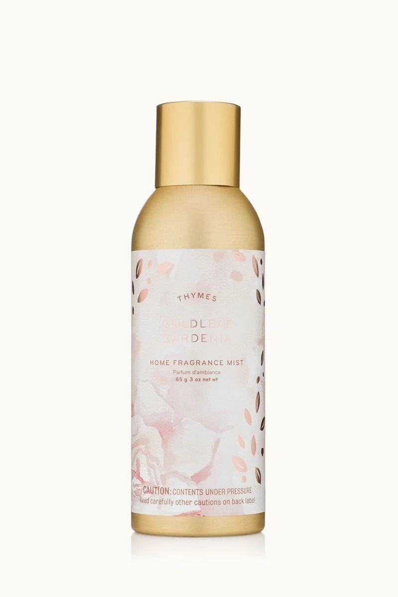 Thymes Goldleaf Gardenia Home Fragrance Mist
