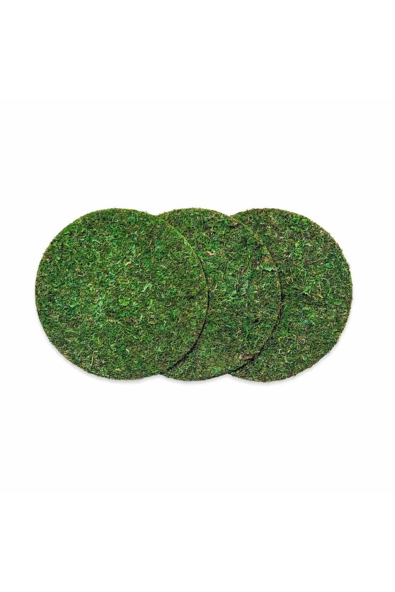 SuperMoss Instant Green Soil Toppers 14" Round 3 Pack - Image 2