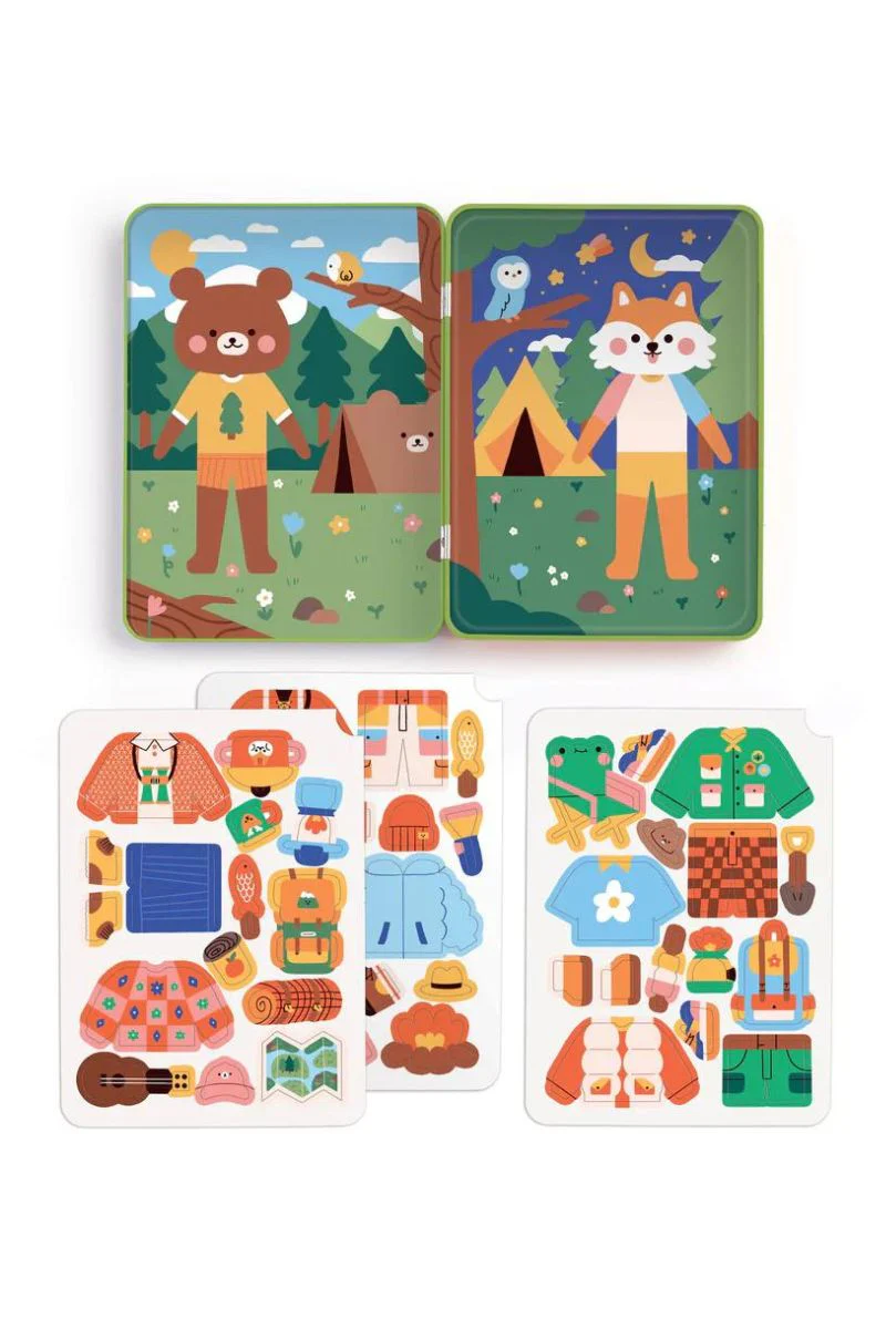 Mudpuppy Happy Camper Magnetic Play Set - Image 2