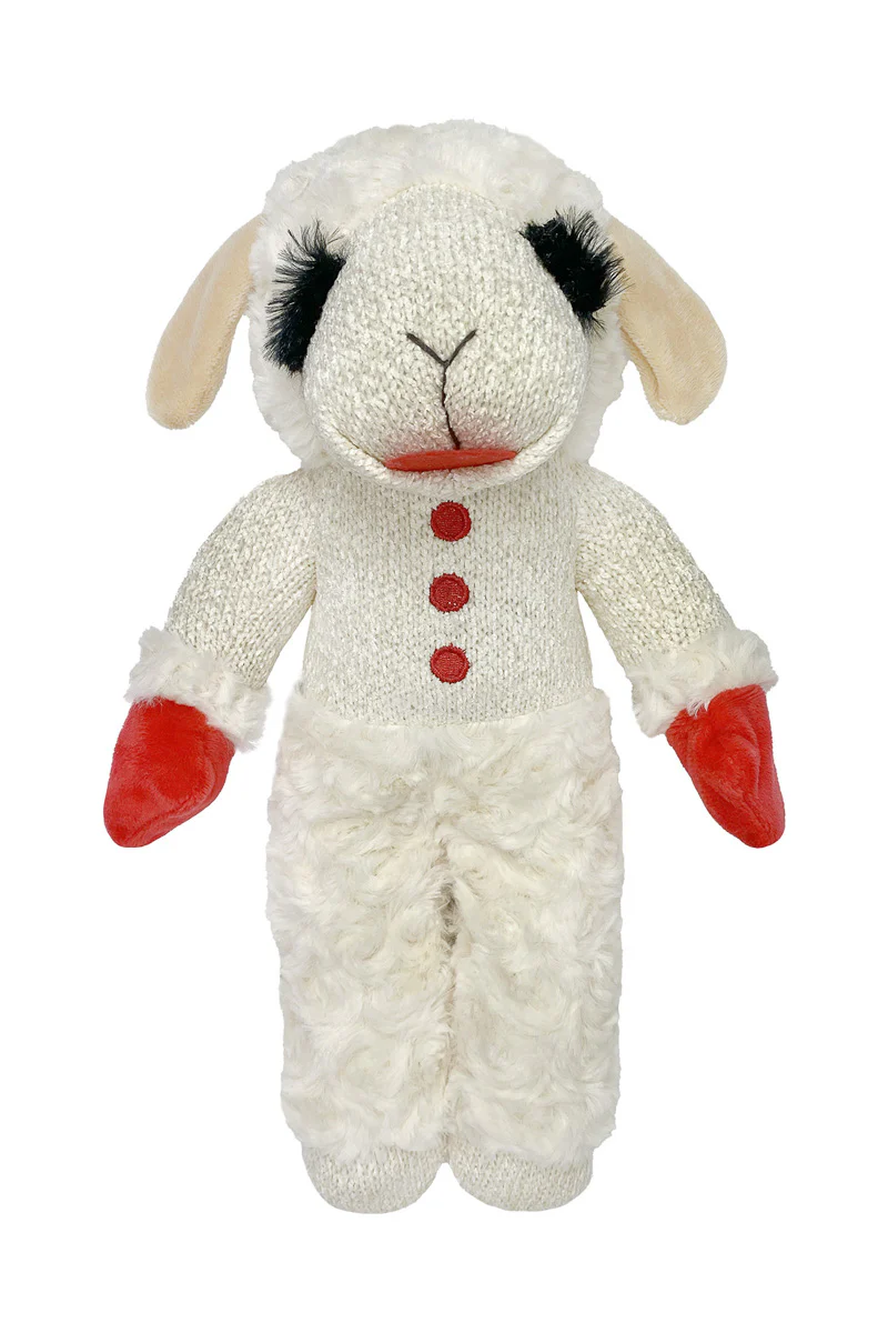 Multipet Standing Lamb Chop Dog Toy 13"