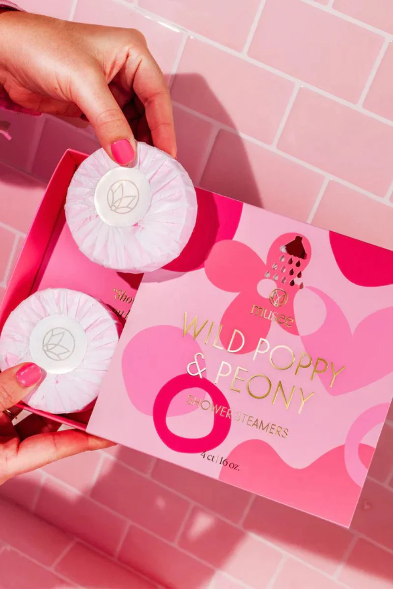 Musee Shower Steamers Wild Poppy & Peony - Image 2