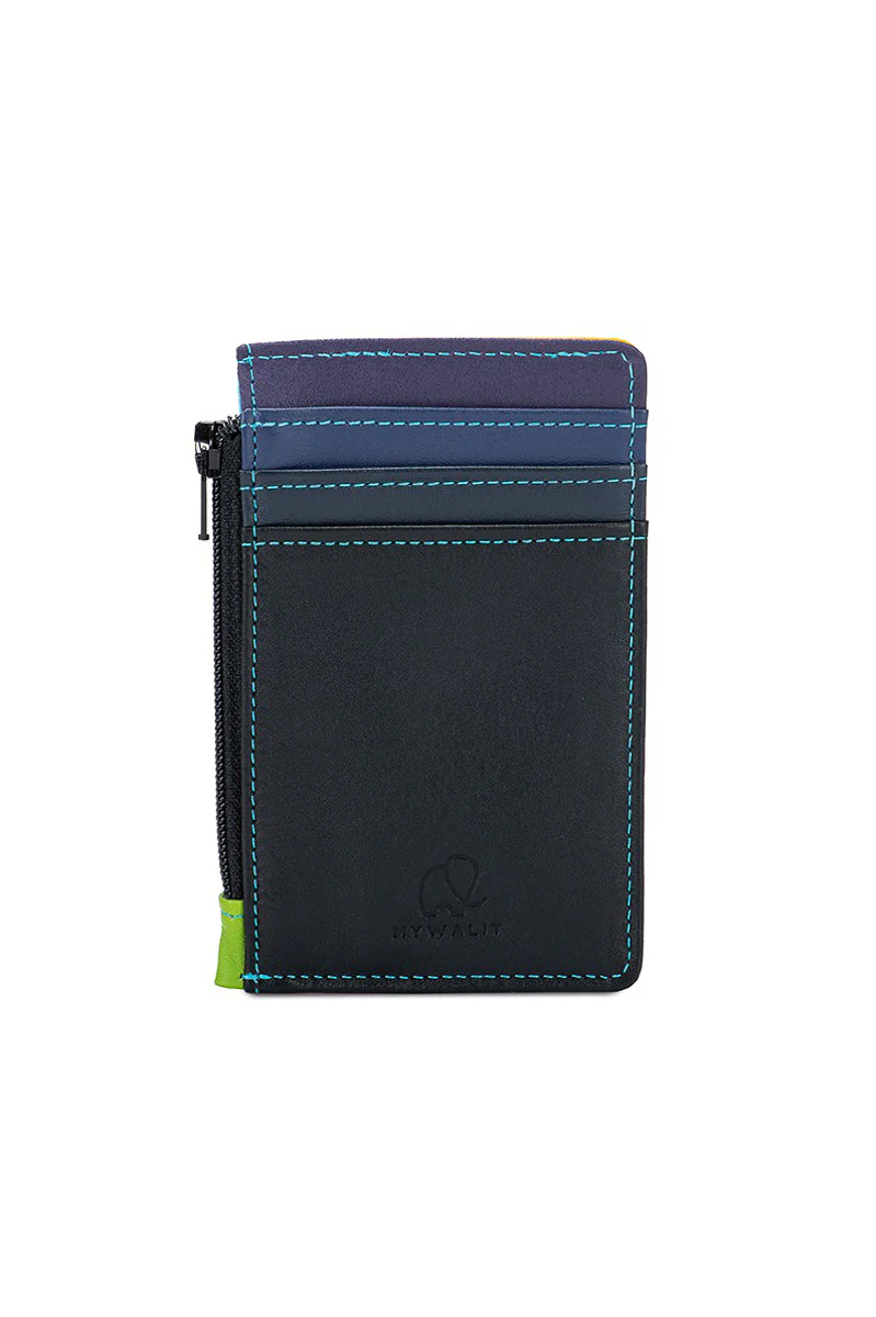 Mywalit Credit Card Holder with Coin Purse Black Pace