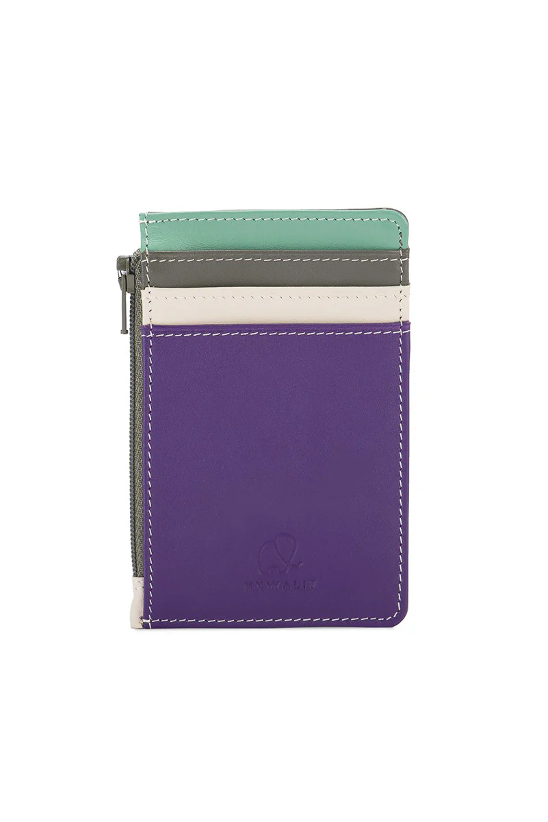Mywalit Credit Card Holder with Coin Purse Orchid