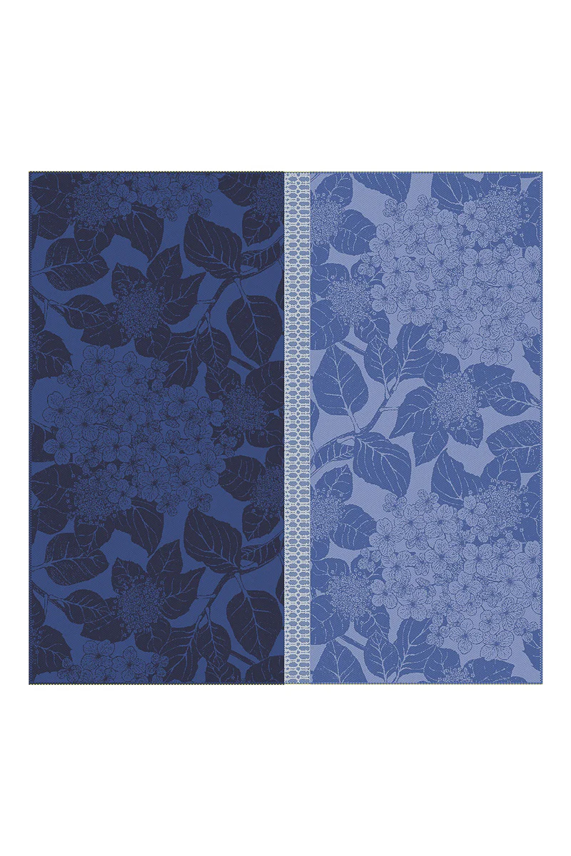 Garnier-Thiebaut Hortensias Napkin 22"x22" Bleu