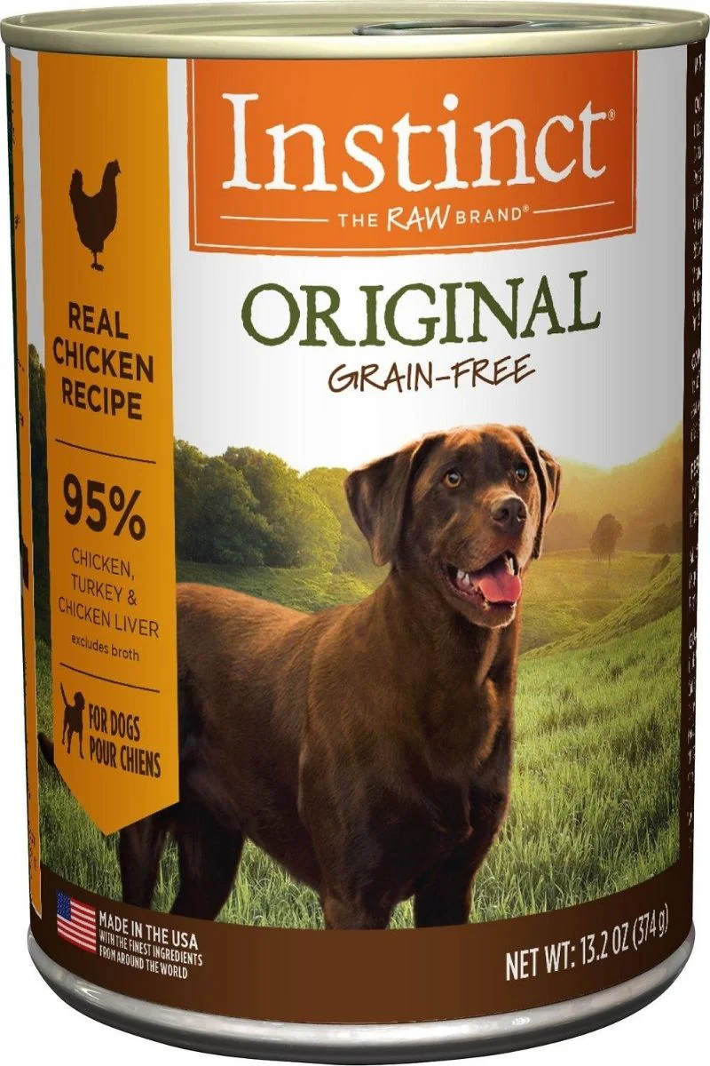Natures Variety Instinct Grain Free Chicken Wet Dog Food 13 oz