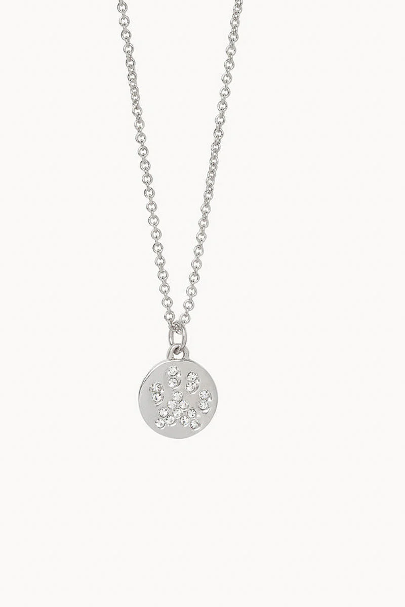 Spartina Sea La Vie Animal Lover Paw Necklace Silver - Image 2