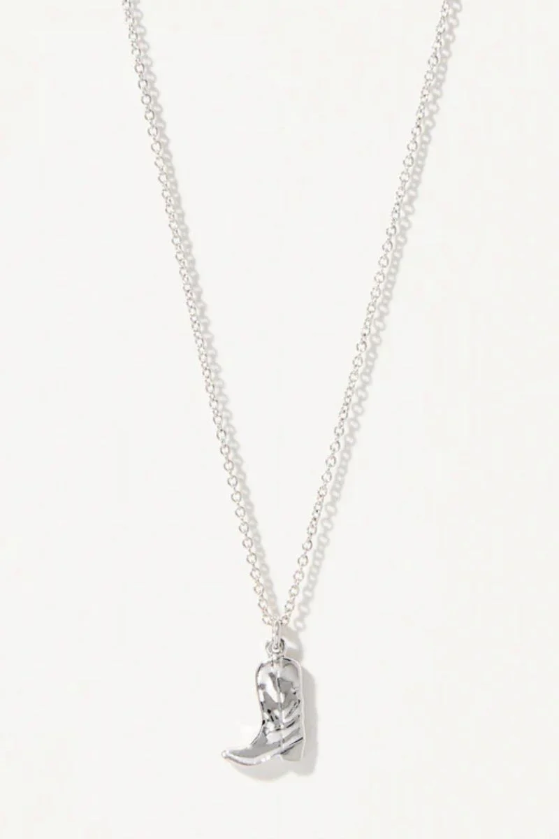 NECKLACE, KICK IT UP SILVER