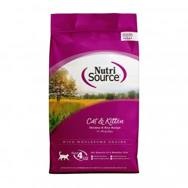 NutriSource Cat & Kitten Chicken & Rice 4 lb