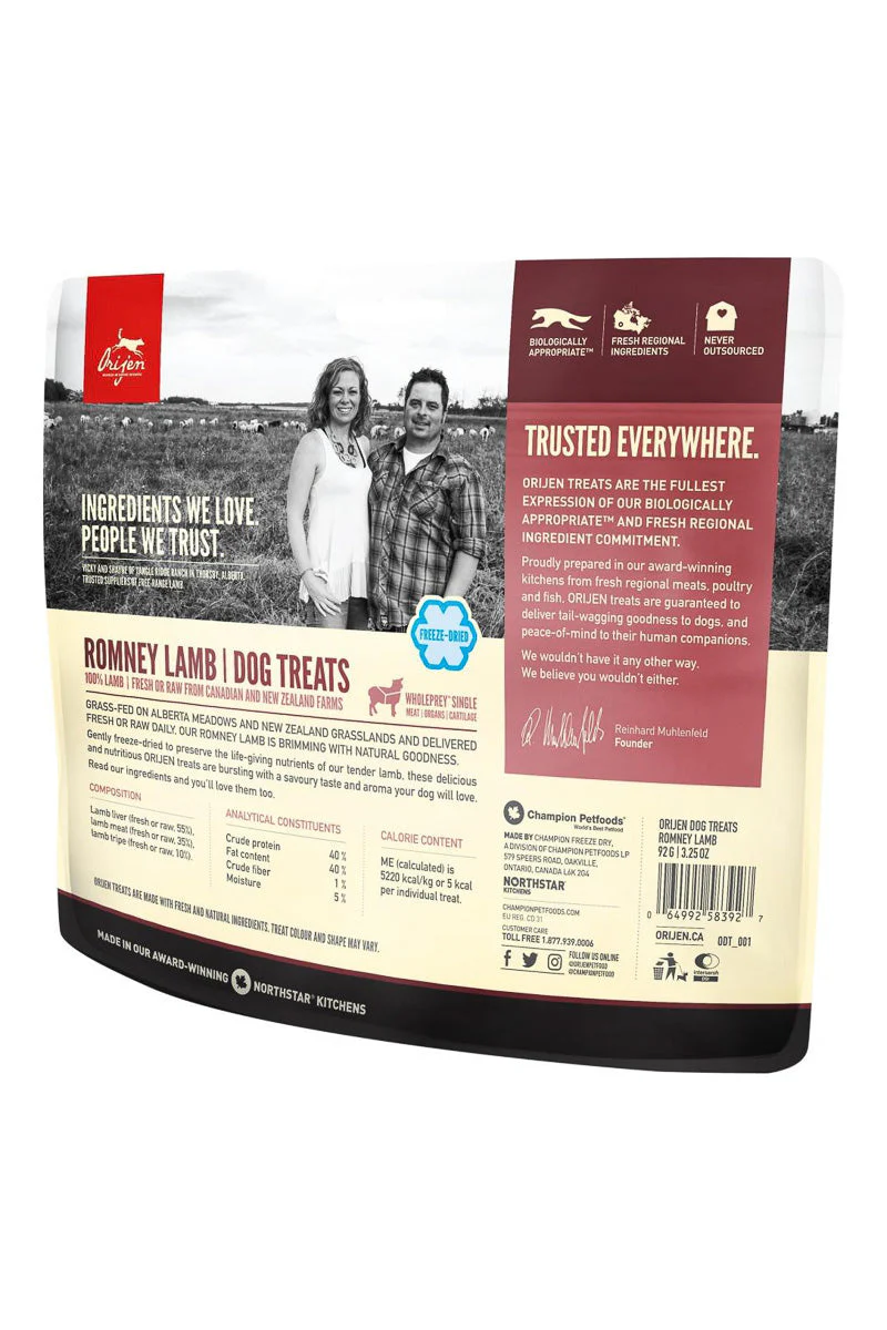 ORIJEN FREEZE DRIED LAMB TREAT - Image 2