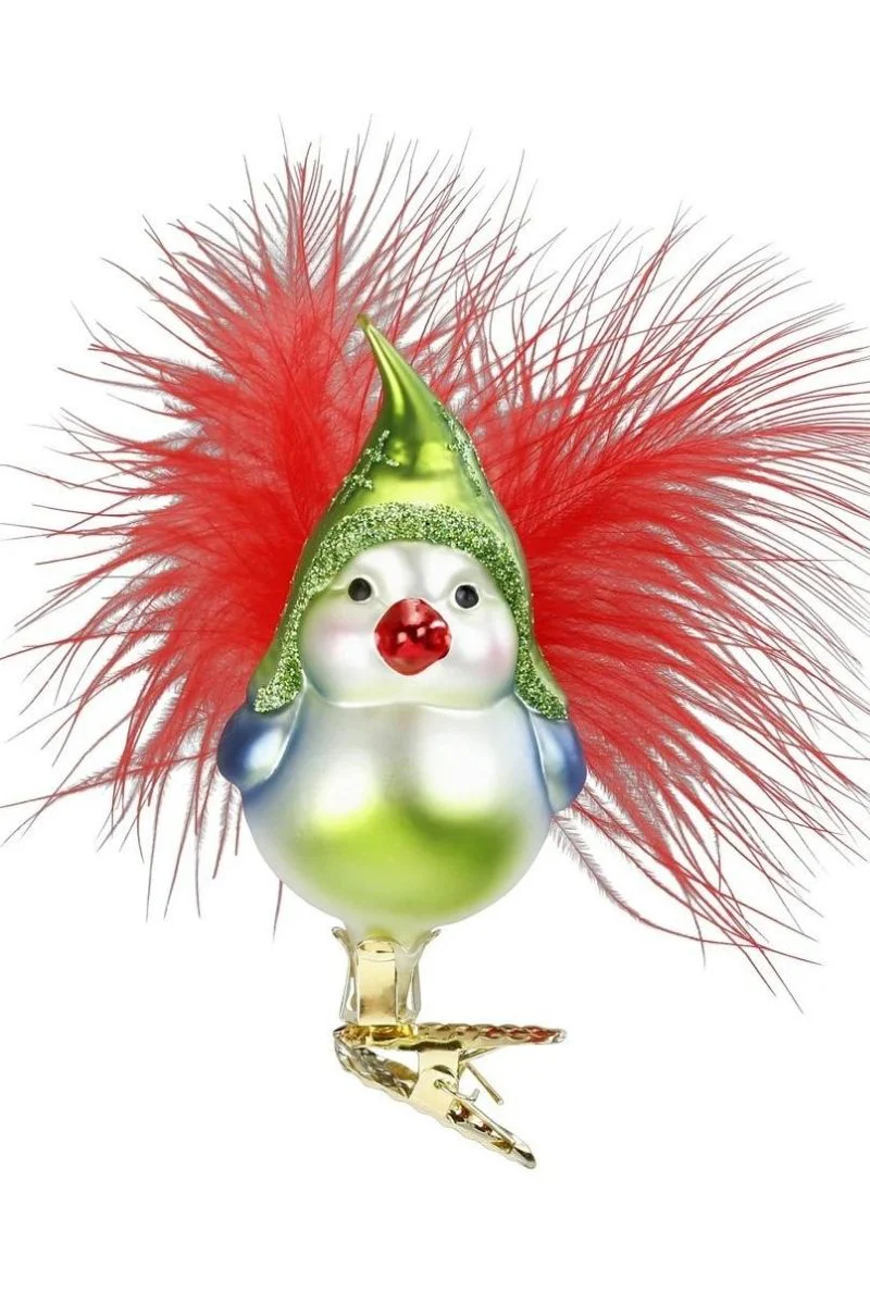 Inge Ornament Happy Bird 3.4"